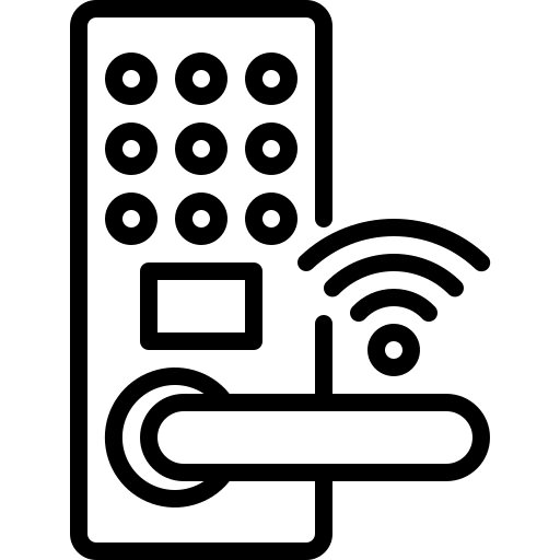Icono de control de accesos peatonal