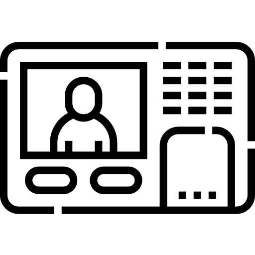 Icono de sistemas de intercomunicación