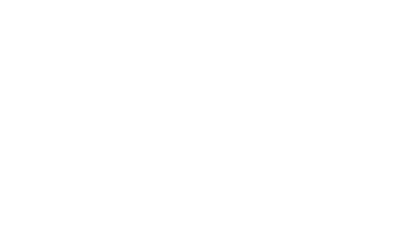 Logotipo de FlexSol en footer